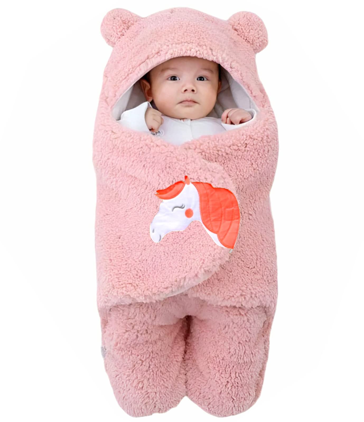 Wearable Hooded Swaddle Sleeping Bag for Baby