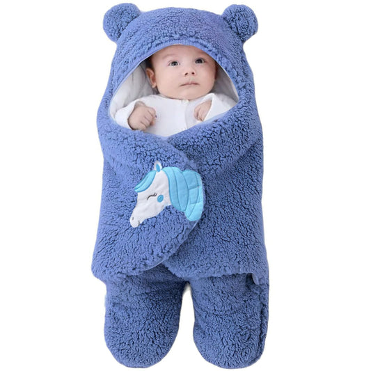 Wearable Hooded Swaddle Sleeping Bag for Baby