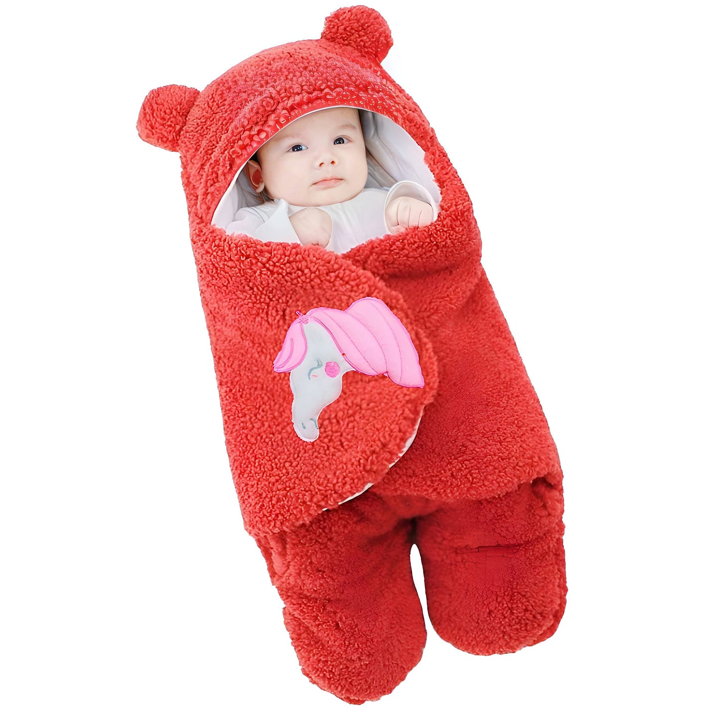 Wearable Hooded Swaddle Sleeping Bag for Baby